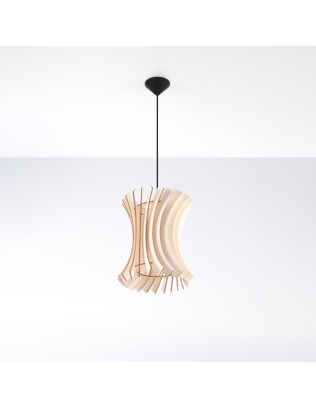 Lámpara colgante ORIANA madera