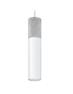 Lámpara colgante BORGIO 1 blanco 2