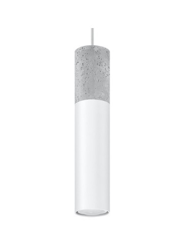 Lámpara colgante BORGIO 1 blanco