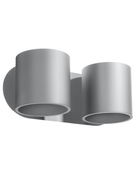 Aplique ORBIS 2 gris