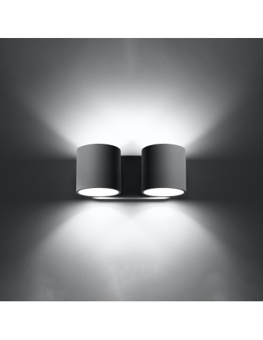 Aplique ORBIS 2 gris