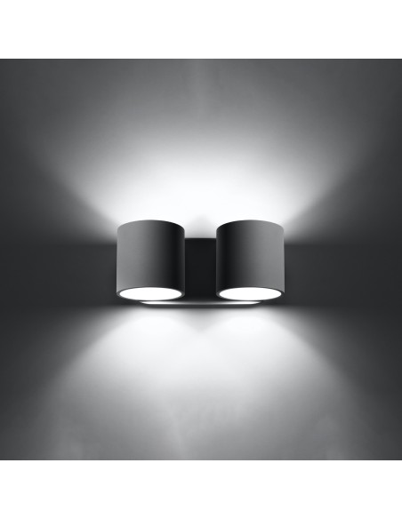 Aplique ORBIS 2 gris