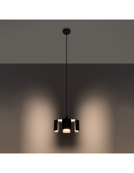 Lámpara colgante TULIP negro