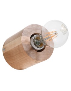Aplique SALGADO madera natural 2