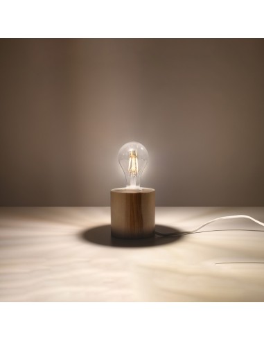 Lámpara de mesa SALGADO madera