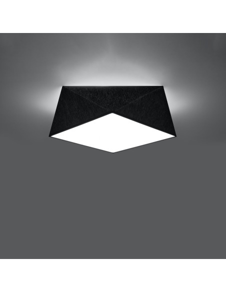 Lámpara de techo HEXA 35 negra