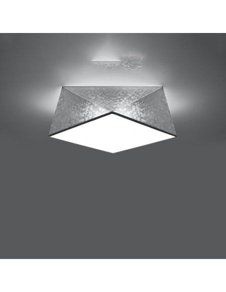 Lámpara de techo HEXA 35 plata