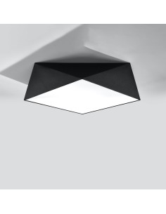 Lámpara de techo HEXA 45 negra 2