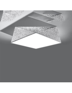 Lámpara de techo HEXA 45 plata 2
