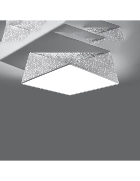 Lámpara de techo HEXA 45 plata