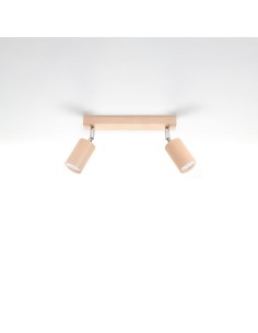 Lámpara de techo BERG 2 madera natural 2