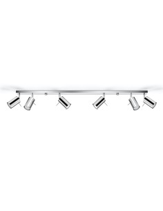 Lámpara de techo RING 6L cromo 2
