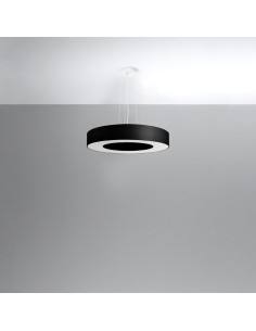 Lámpara SATURNO SLIM 50 negra 2