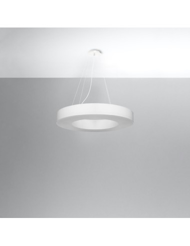 Lámpara SATURNO SLIM 70 blanca