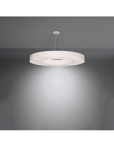 Lámpara SATURNO SLIM 90 blanca