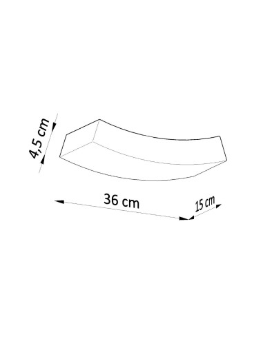 Aplique de cerámica HATTOR