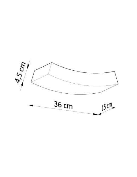 Aplique de cerámica HATTOR