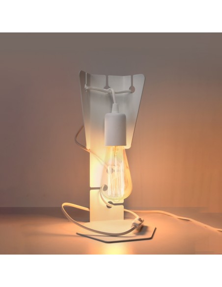 Lámpara de mesa ARBY blanca