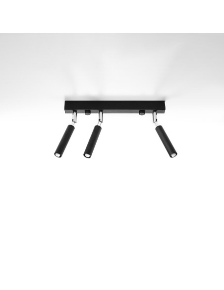 Lámpara de techo EYETECH 3 negra