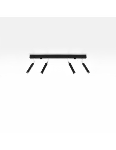 Lámpara de techo EYETECH 4 negra