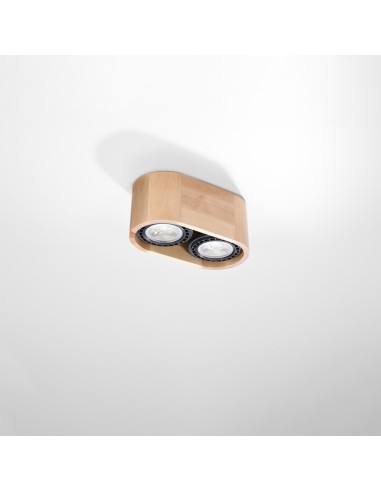 Lámpara de techo BASIC 2 madera natural