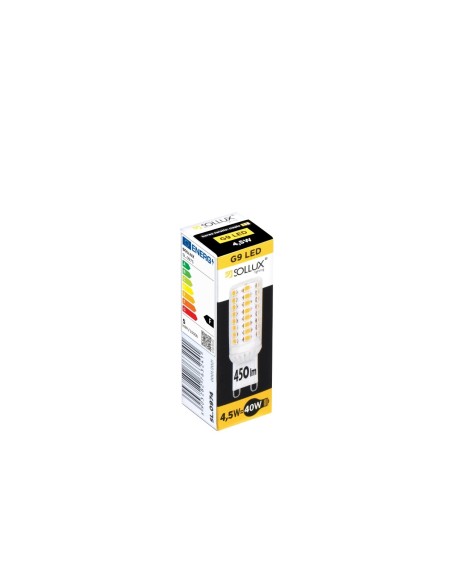 Bombilla LED G9 3000K 4,5W 450lm