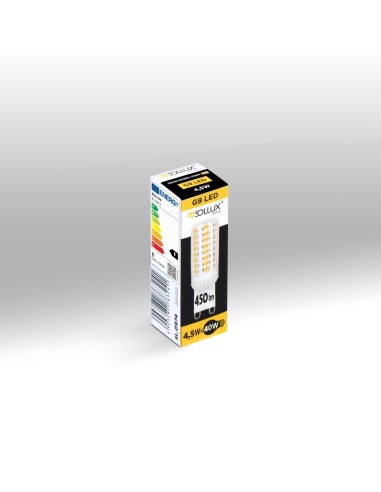 Bombilla LED G9 3000K 4,5W 450lm
