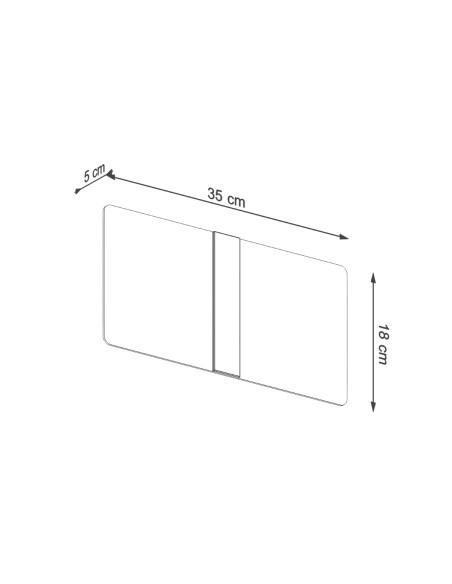 Lámpara de pared AZALIA
