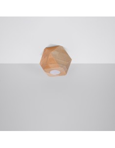 Lámpara de techo WOODY 1 madera natural 2