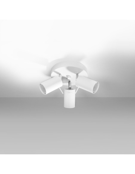 Plafón RING 3P blanco