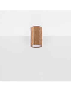 Lámpara de techo ZEKE 10 roble 2