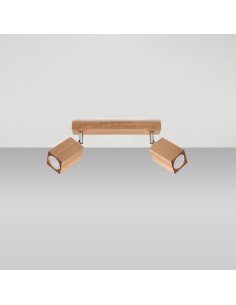 Lámpara de techo KEKE 2 roble 2