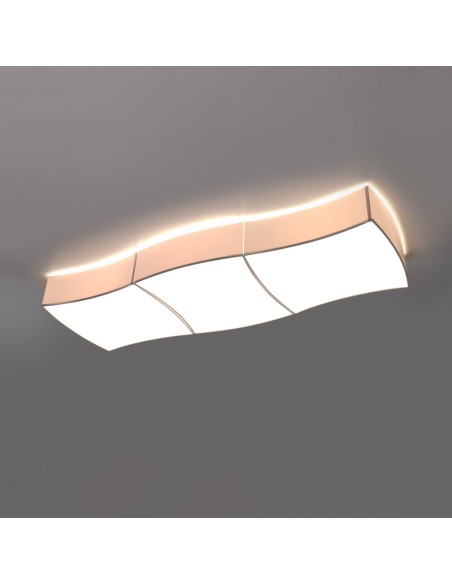 Lámpara de techo SQUARE 3 blanca
