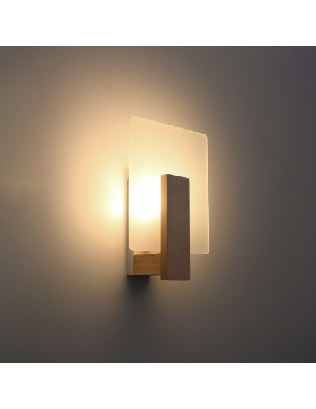 Aplique LAPPO madera natural