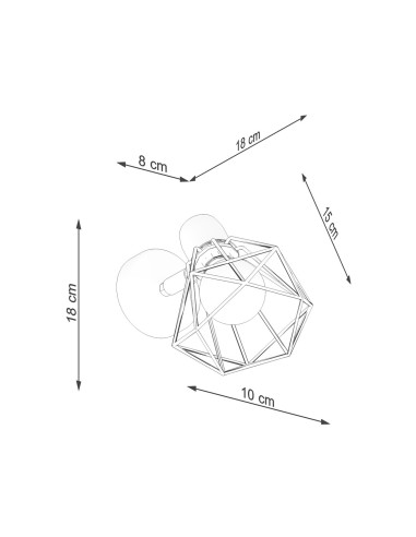 Aplique ARTEMIS 1 blanco