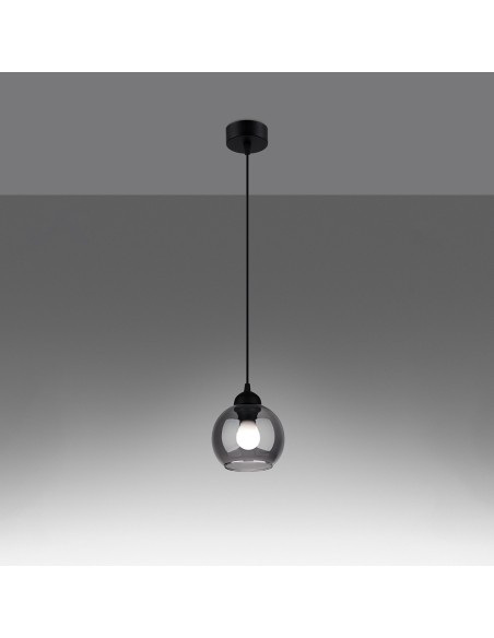 Lámpara colgante ALINO 1 negro