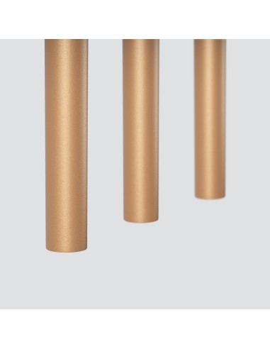 Lámpara colgante PASTELO 3L oro