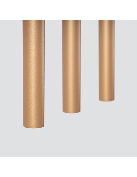 Lámpara colgante PASTELO 3L oro
