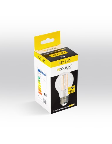 Bombilla LED E27 3000K 7W 760lm