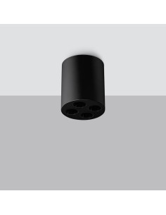 Lámpara de techo ZOE negro LED 2