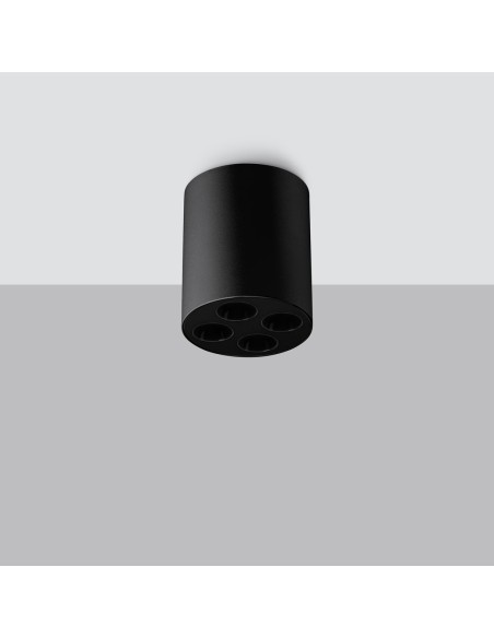 Lámpara de techo ZOE negro LED
