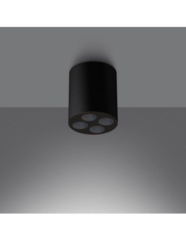 Lámpara de techo ZOE negro LED