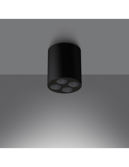 Lámpara de techo ZOE negro LED