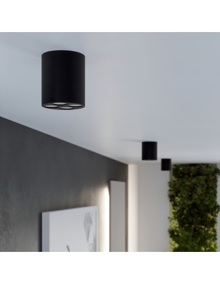 Lámpara de techo ZOE negro LED