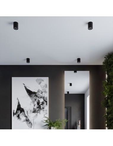 Lámpara de techo ZOE negro LED