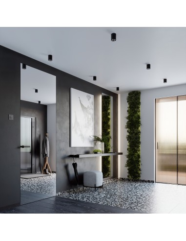 Lámpara de techo ZOE negro LED