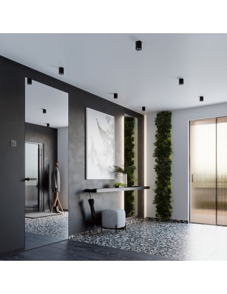 Lámpara de techo ZOE negro LED