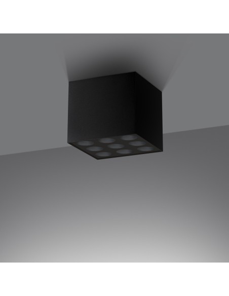 Lámpara de techo OZZY negro LED