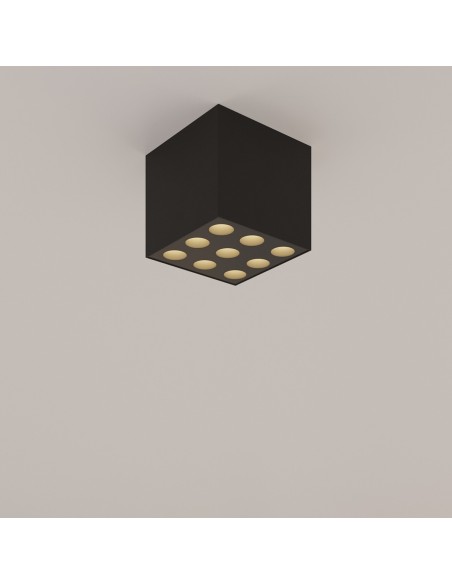 Lámpara de techo OZZY negro LED