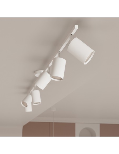 Lámpara de techo LEMMI 4L blanca